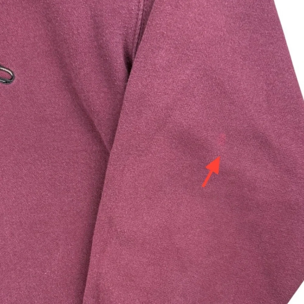 Vintage Roadhouse Moose Sweatshirt Burgundy Embroidered Outdoors Crewneck‎ L